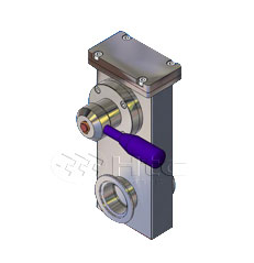 HTC 小型不銹鋼閘閥-真空連接件（KF法蘭接口無軟管系列）計(jì)