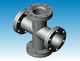 HTC CR16-CR150 CF四通旋轉(zhuǎn)-真空連接件計(jì)