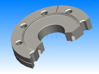 HTC CF35-CF250轉(zhuǎn)換法蘭異徑轉(zhuǎn)接-真空連接件計(jì)